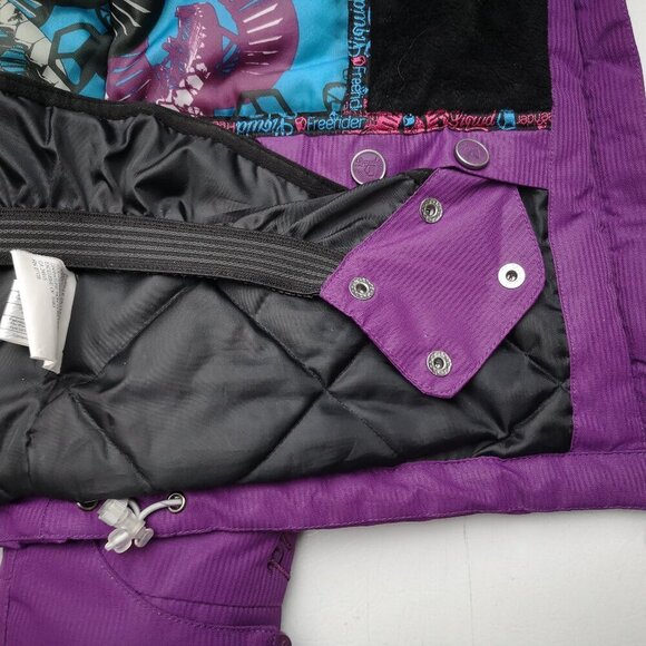 Liquid Freerider Ladies Size Medium Purple Waterproof Winter Jacket with Hood - Picture 7 of 16